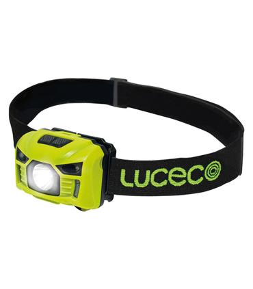 LINTERNA FRONTAL 3W LED USB CON SENSOR MOVIMIENTO