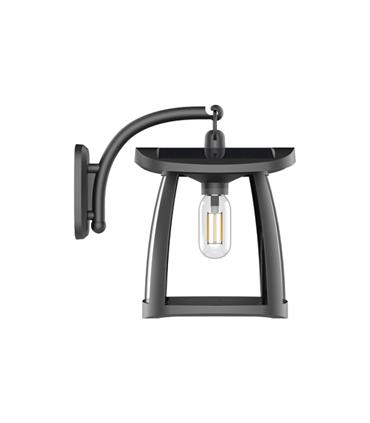 APLIQUE SOLAR ZEFFA 350LM 4000K 3.18W NEGRO IP54