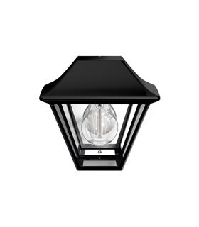 APLIQUE ALPENGLOW NEGRO IP 44 SIN BOMBILLA