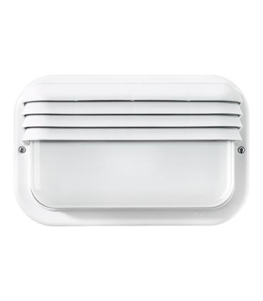 APLIQUE EXTERIOR HORIZONTAL BLANCO LED E27 18W