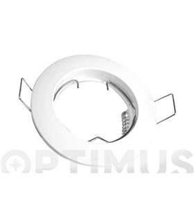 ARO CIRCULAR FIJO BLANCO Ø78 GU10