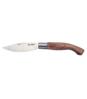 NAVAJA CON MANGO MADERA 9CM INOX