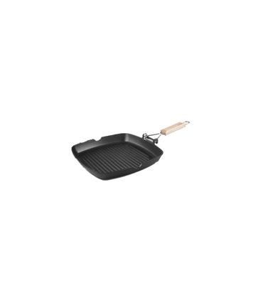 GRILL ONDULADO ALUMINIO FUNDIDO ASA ABATIBLE LIF 2