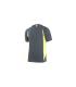 CAMISETA TECNICA POLIESTER GRIS / AMARILLO FLUOR T