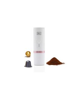 CAFETERA PORTATIL A BATERIA USB 80 ML BLANCA
