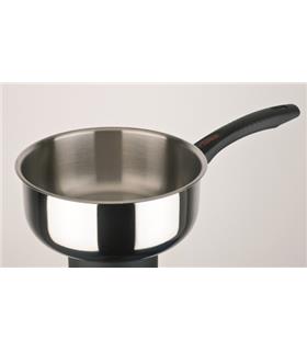 CAZO INDUCCCION MANGO BAQUELITA 16CM INOX