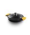 RUSTIDERA BAJA ALUMINIO FUNDIDO CON TAPA 36 CM