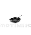 GRILL LISO ALUMINIO FUNDIDO MANGO INOX 22 CM