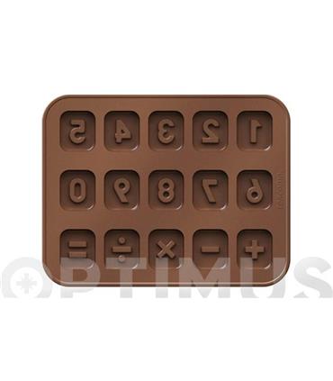 CORTAPASTAS CON MOLDE CHOCOLATE NUMEROS