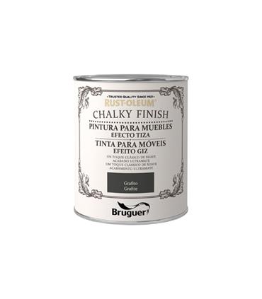 PINTURA EFECTO TIZA CHALKY FINISH 750 ML GRAFITO