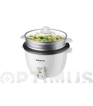 ARROCERA RICE CHEF TAURUS 700 W 1.8 L 10 TAZAS