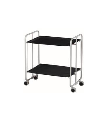 CARRO DE TE PLEGABLE GRIS/NEGRO