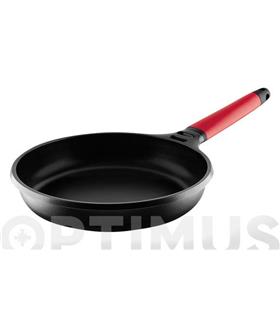 SARTEN INDUCTION MANGO DESMONTABLE ROJO 20 CM