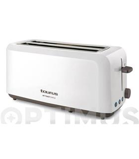 TOSTADOR DOS RANURAS LARGAS BLANCO 1450W