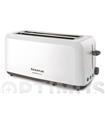 TOSTADOR DOS RANURAS LARGAS BLANCO 1450W