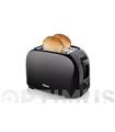 TOSTADOR DOS RANURAS NEGRO  800W