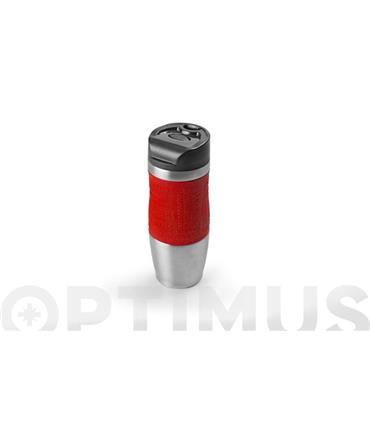 VASO TERMICO HERMETICO LUXE 400 ML ROJO