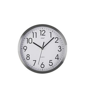 RELOJ PARED REDONDO Ø30,5 CM - ALUMINIO
