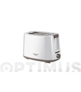 TOSTADOR DOS RANURAS BLANCO 750W