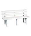 BANCO JARDIN RESINA ORQUIDEA BLANCO