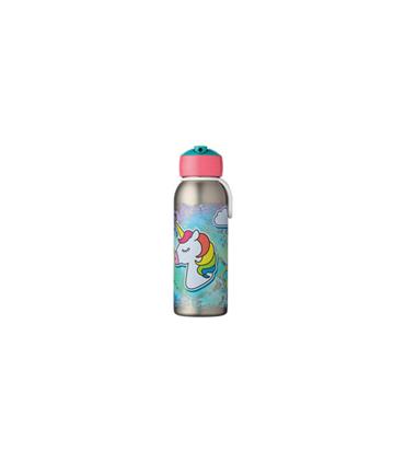 BOTELLA INOX  TERMO FLIP UP UNICORN 350 ML