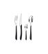 CUBERTERIA 24 PIEZAS ECLAT NEGRO