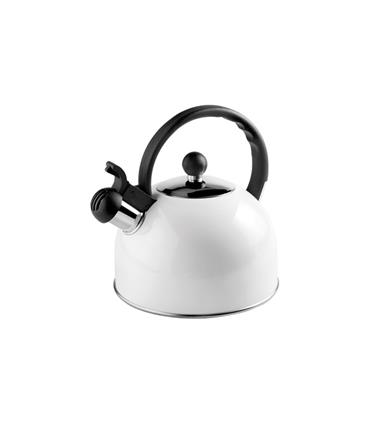 TETERA PAVA INOX BLANCA 2,5 L