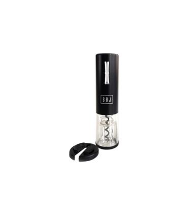SACACORCHOS ELEC.PROF.USB +PORTACAPSULA NEGRO - TR