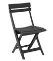 SILLA RESINA PLEGABLE MIAMI ANTRACITA