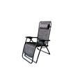 TUMBONA PLEGABLE RELAX CON COJIN ZERO GRAVITY GRIS