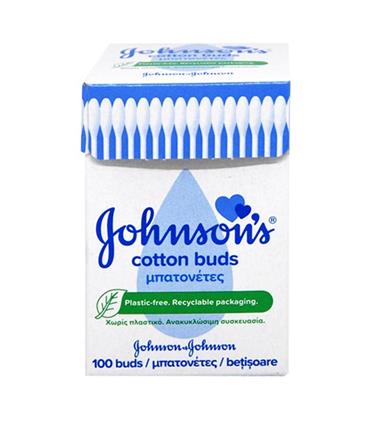 JOHNSONS COTTON BASTONCILLOS PACK 100UN JOHNSONS