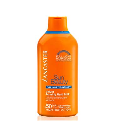 LANCASTER SUN BEAUTY VELVET TANNING FLUID MILK SPF